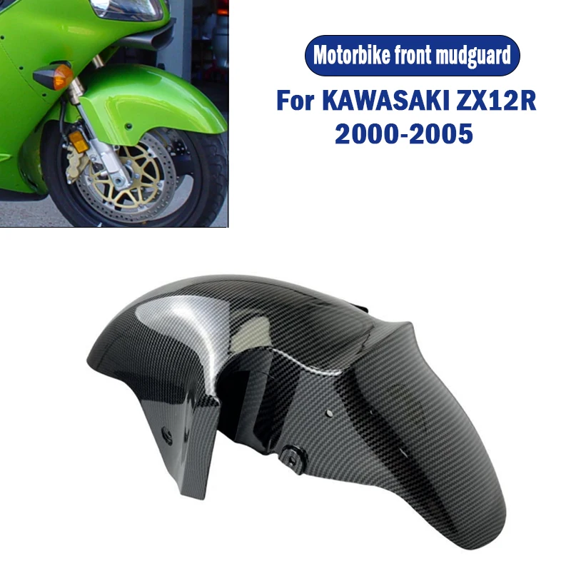 

Front Tire Fender Guard Hugger Fairing Carbon Fiber For KAWASAKI ZX12R ZX-12R 2000 2001 2002 2003 2004 2005