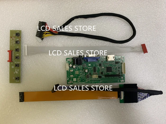 Imagem -03 - Placa de Driver com Conector Vga e Hdmi com Cabo de Retroiluminação Lvds para Modalidade