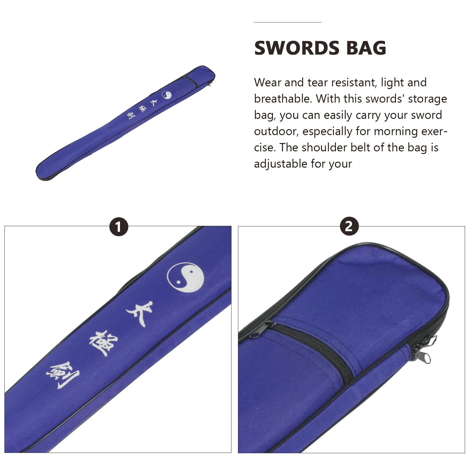 

Lightweight Waterproof Sword Bag Premium Canvas Material for Taichi Outdoor Exercise Portable Convenient Carry Solution