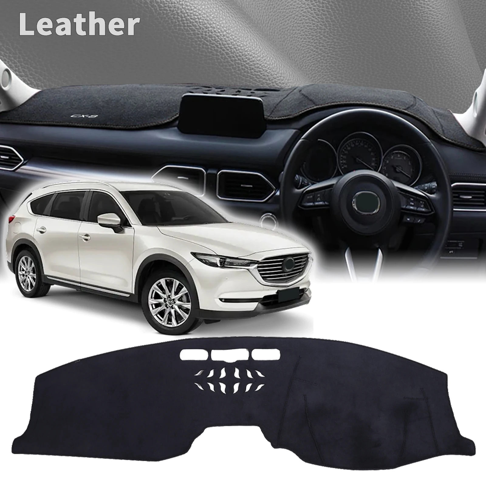 

fit for Mazda CX-8 CX8 2017 2018 2019 2020-2024 Car Accessories Dashmat Protective Carpet Dashboard Cover Pad DashMat Sunshade