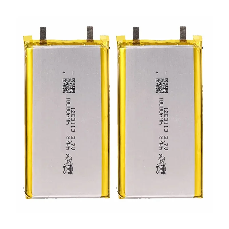 1260110 3.7V 10000mAh Lipo Lithium Polymer Battery for Mobile Power Smart Curtain Switch Door Lock Humidifier Air Conditioner