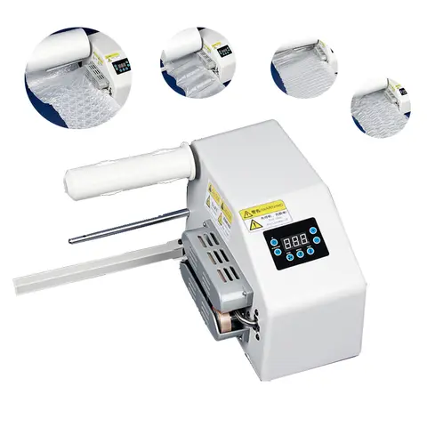 110V 220V Macchina per cuscino d'aria Buffer Bag Imballaggio Pellicola che fa macchina Antiurto Roll Film Bubble Wrap Macchina per cuscino d'aria