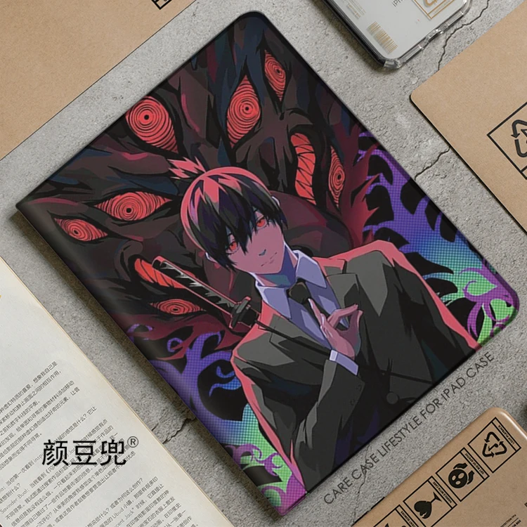 Aki Hayakawa Anime Chainsaw Man For iPad Air4 5 10.9 Mini 5 6 Case Luxury Silicone For Pro 12.9 11 For iPad 10th Protective Skin