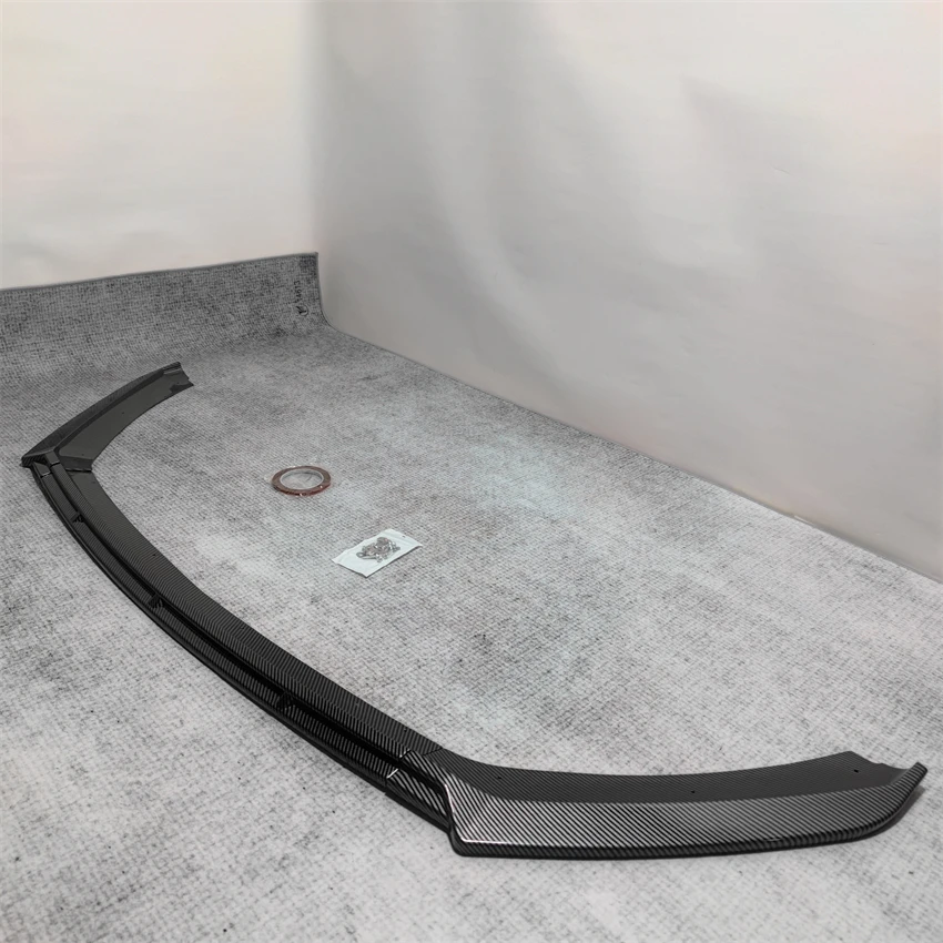 Gloss Black Front Bumper Lip Spoiler For Seat Leon MK3 MK3.5 2012-2019 ABS Spoiler Lip Diffuser Cover Tuning Custom Accessories