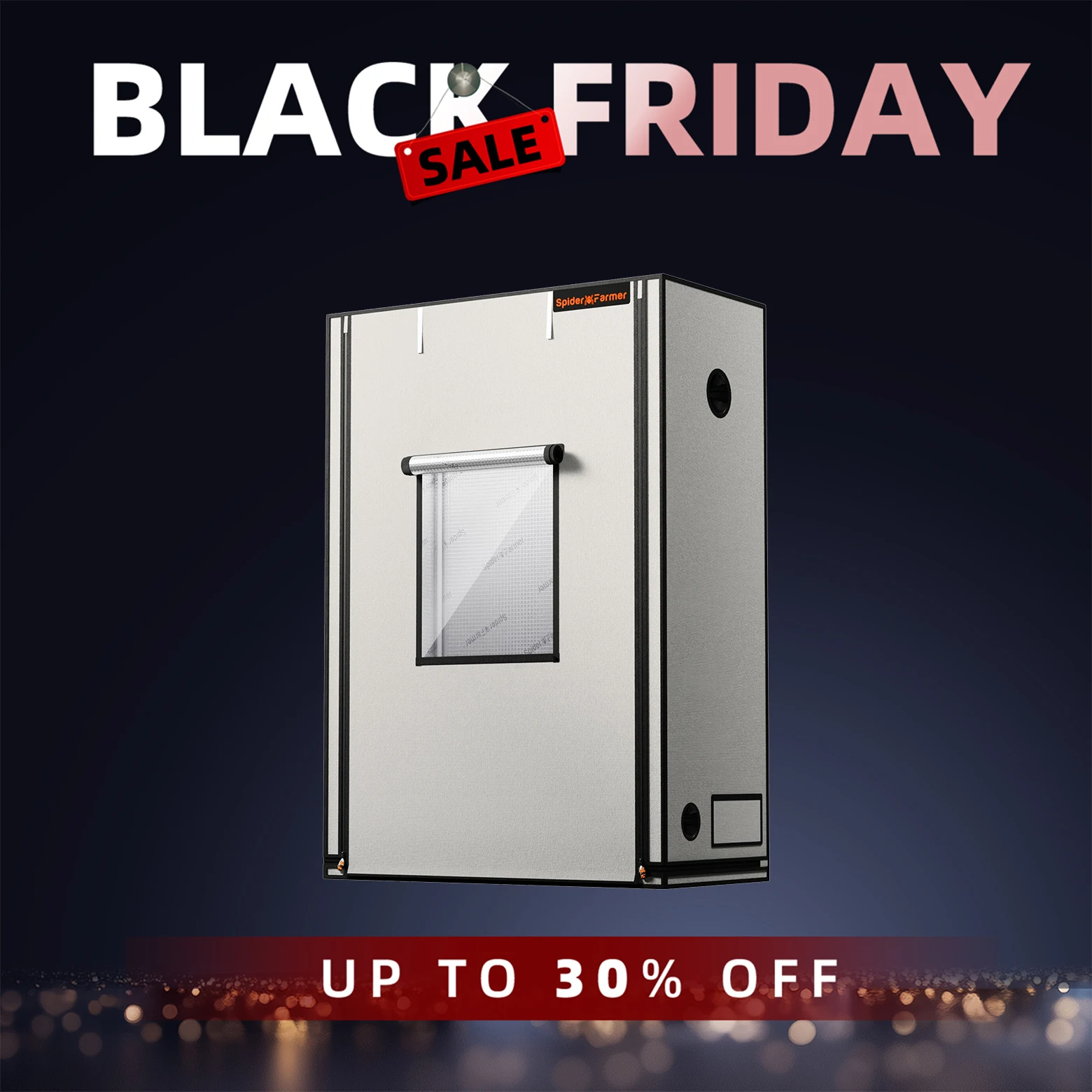 العنكبوت مزارع 140 سنتيمتر x 70 سنتيمتر x 200 سنتيمتر برو الأبيض داخلي تنمو خيمة 2000D أكسفورد القماش الزراعة المائية النبات تزايد