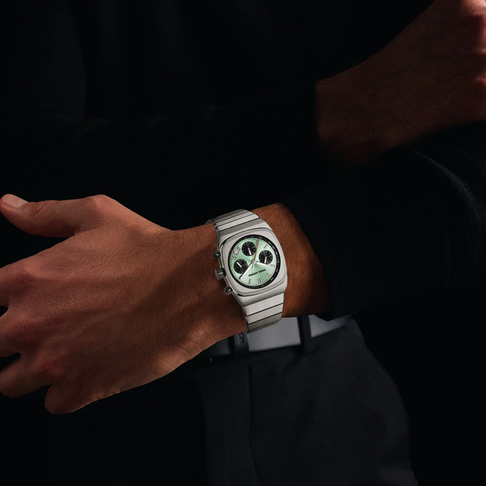 New GORMAN Chronograph Multifunctional VD53 Quartz Movement Couple's luxury Series Bright Luminous Fashionable Watches 9008