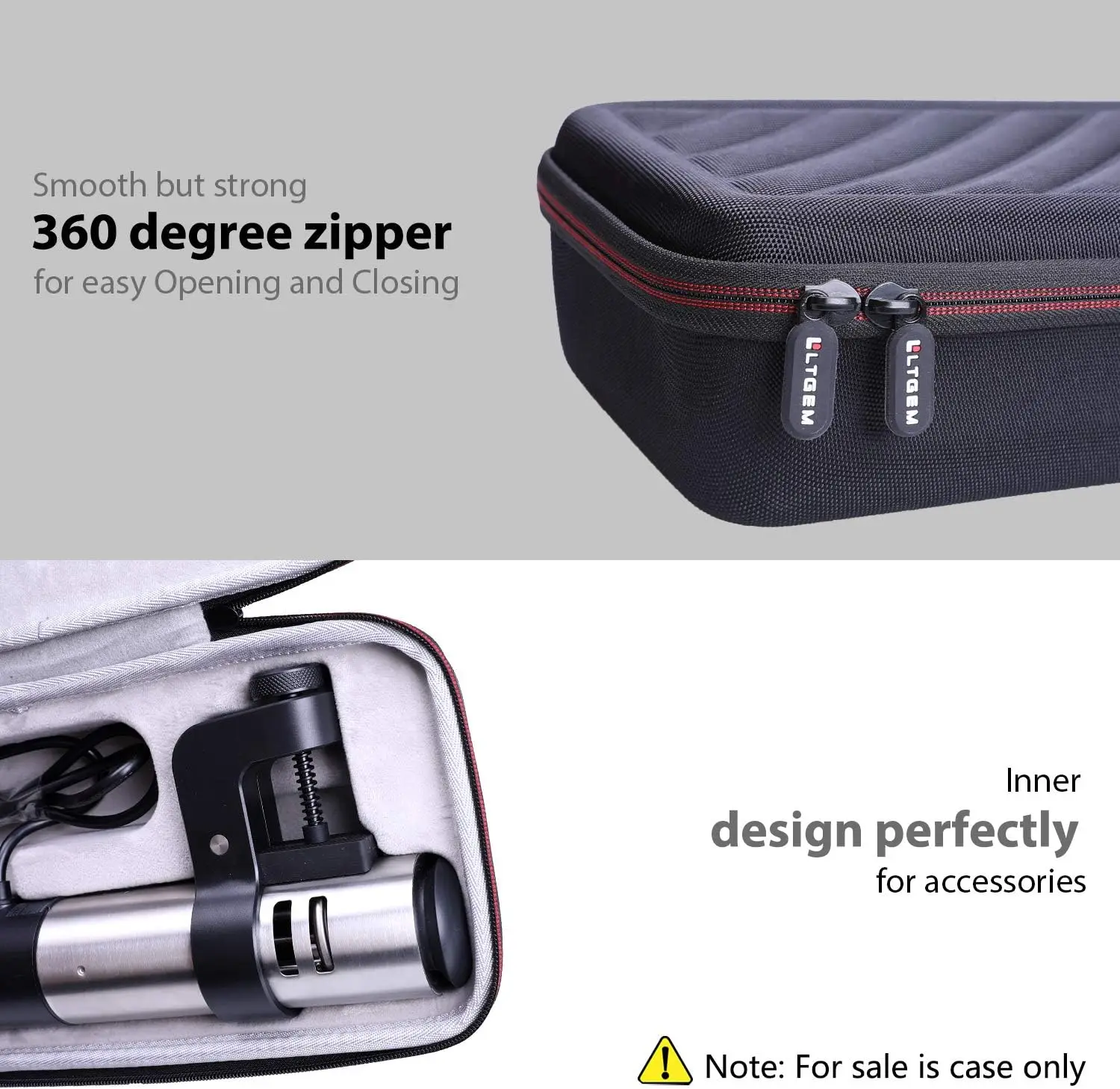 LTGEM Case Compatible with Anova Culinary Sous Vide Precision Cooker 2.0 / Nano 2.0(Case Only)