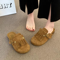 Brand New Women's Sandals Casual Solid Color Slingback Slippers Brand Designer Spring Women's High Quality Thick-soled Slippers