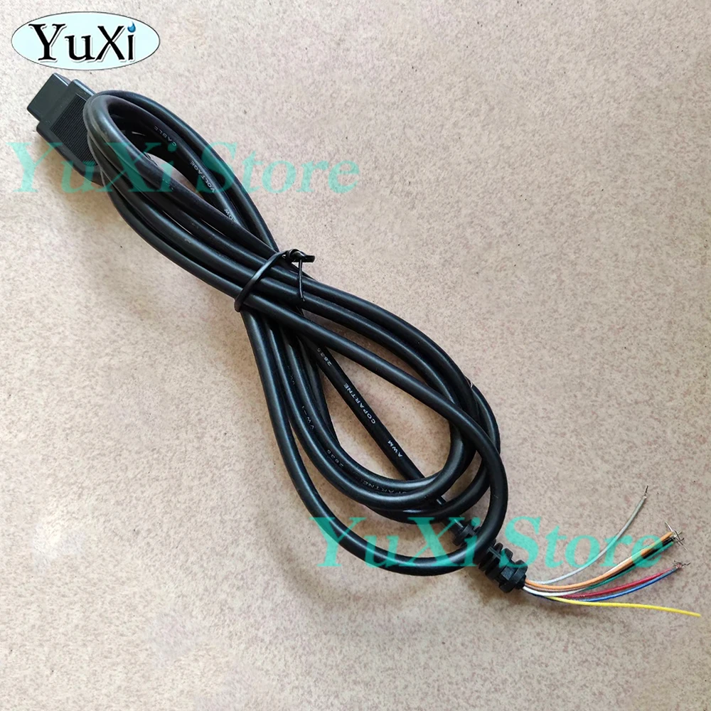 1 قطعة تمديد كابل ل Sega Genesis 2 MD 2 DC128 كابل تحكم ل ميجا محرك 2 9Pin 5Pin غمبد وحدة التحكم سلك الحبل 1.5 متر 2 متر #5