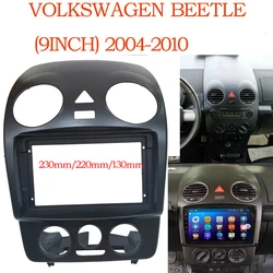 Mount 9 inch 2 Din Radio Car Frame Kit Fascia Panel For VOLKSWAGEN Beetle 2004-2010 Screen CarPlay GPS MP5 Android
