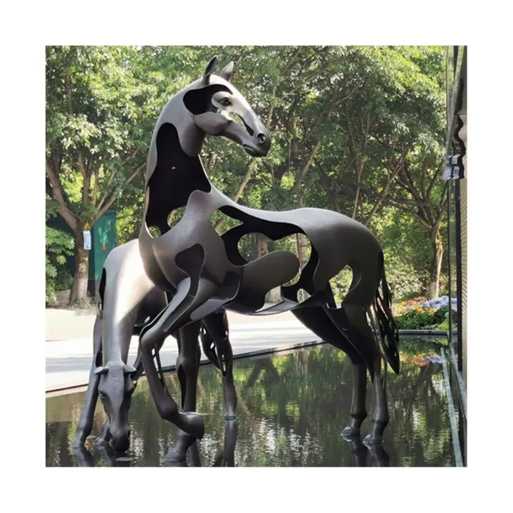 

hot sale popular Outdoor Garden Decoration large bronze sculpture horse