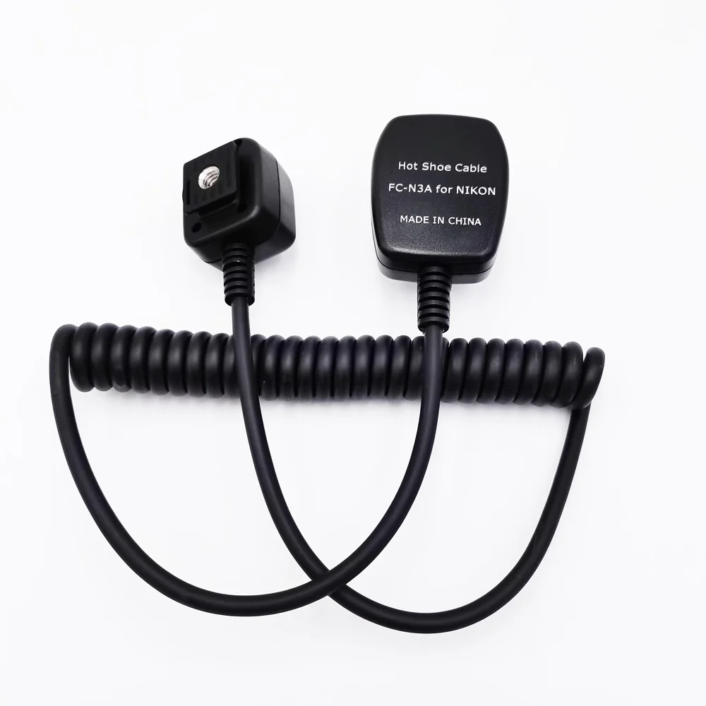 Cable de Flash para Nikon D Z6 Z7, Cable de Conexión para Flash Externo, Cable de Sincronización Remota, Cable de Extensión para Enfoque de Luz, Accesorios de Fotografía