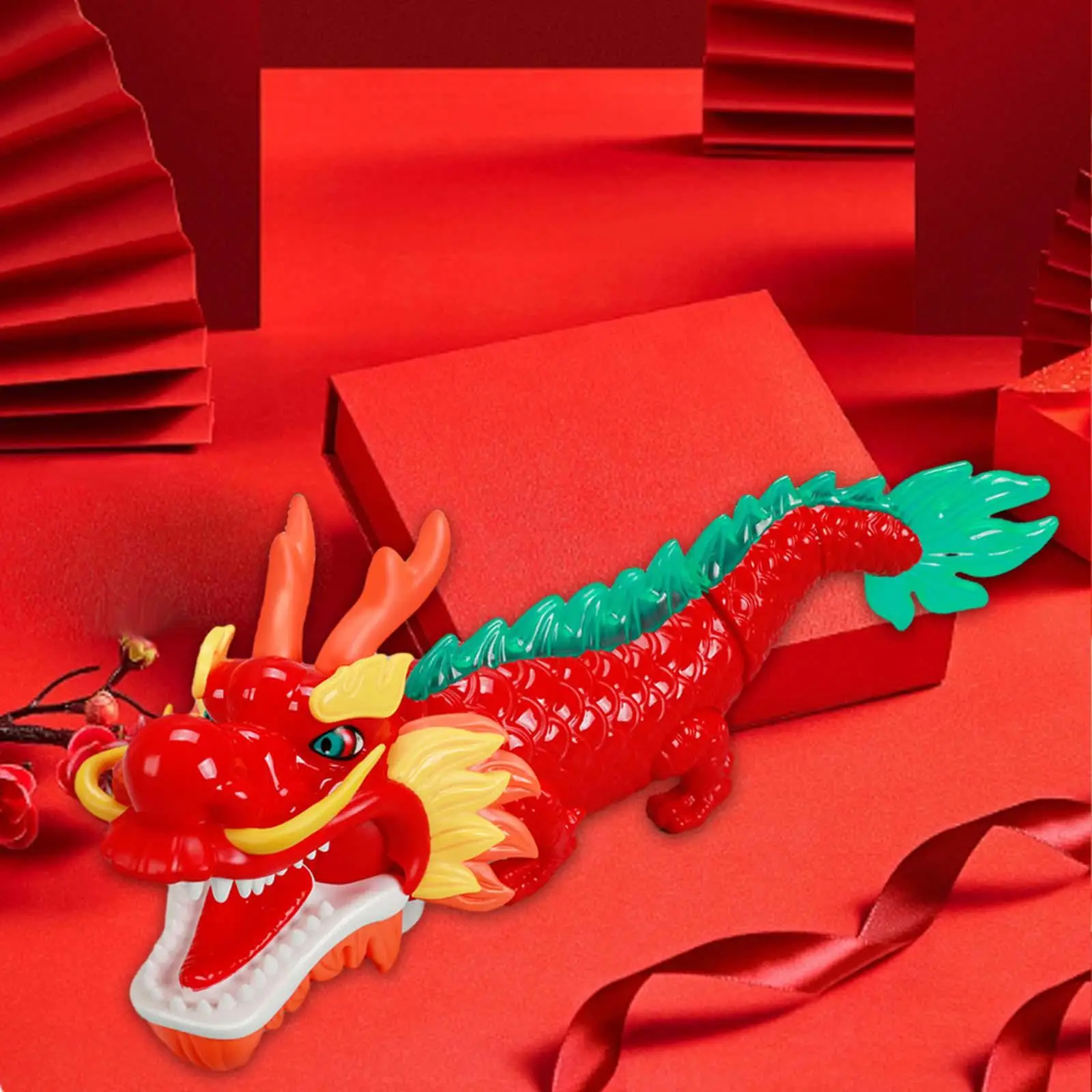 Electric Chinese Dragon Toy 2024 Chinese New Year Dragon Valentine\'s Day Gifts for Kids for Kids Children Ages 1 2 3 Years Old