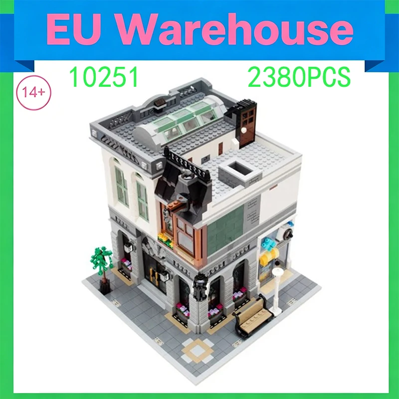 Bloques de Construcción de Banco, 2380 Piezas, Modelo de Ladrillos para Construir, Compatible con el Set 10251, Regalo de Cumpleaños y Navidad para Adultos