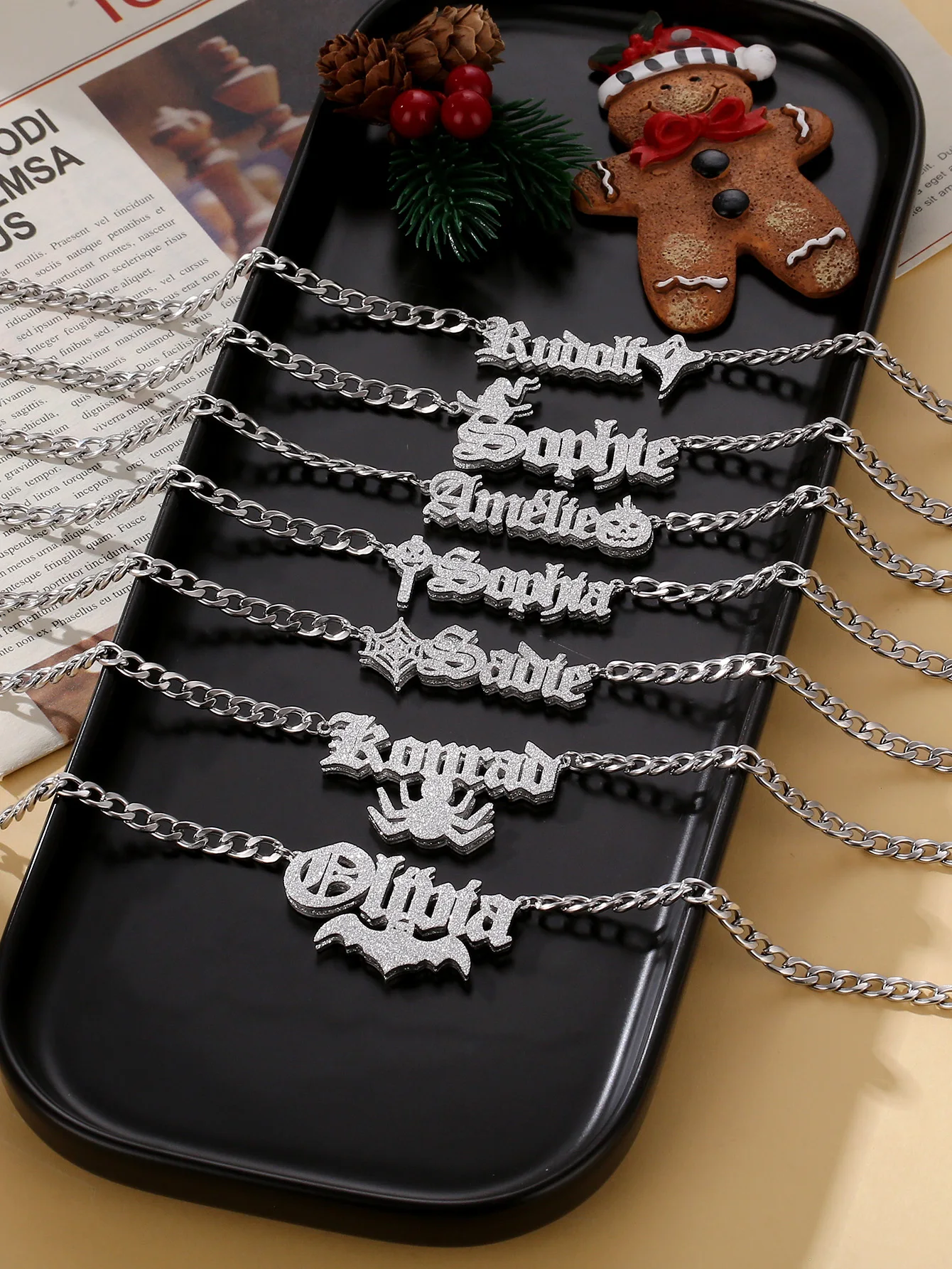 

Сувениры на день рождения с буквами из нержавеющей стали на заказ, подарки на день рождения с персонализированными именами, стильные подарки с гравировкой имени