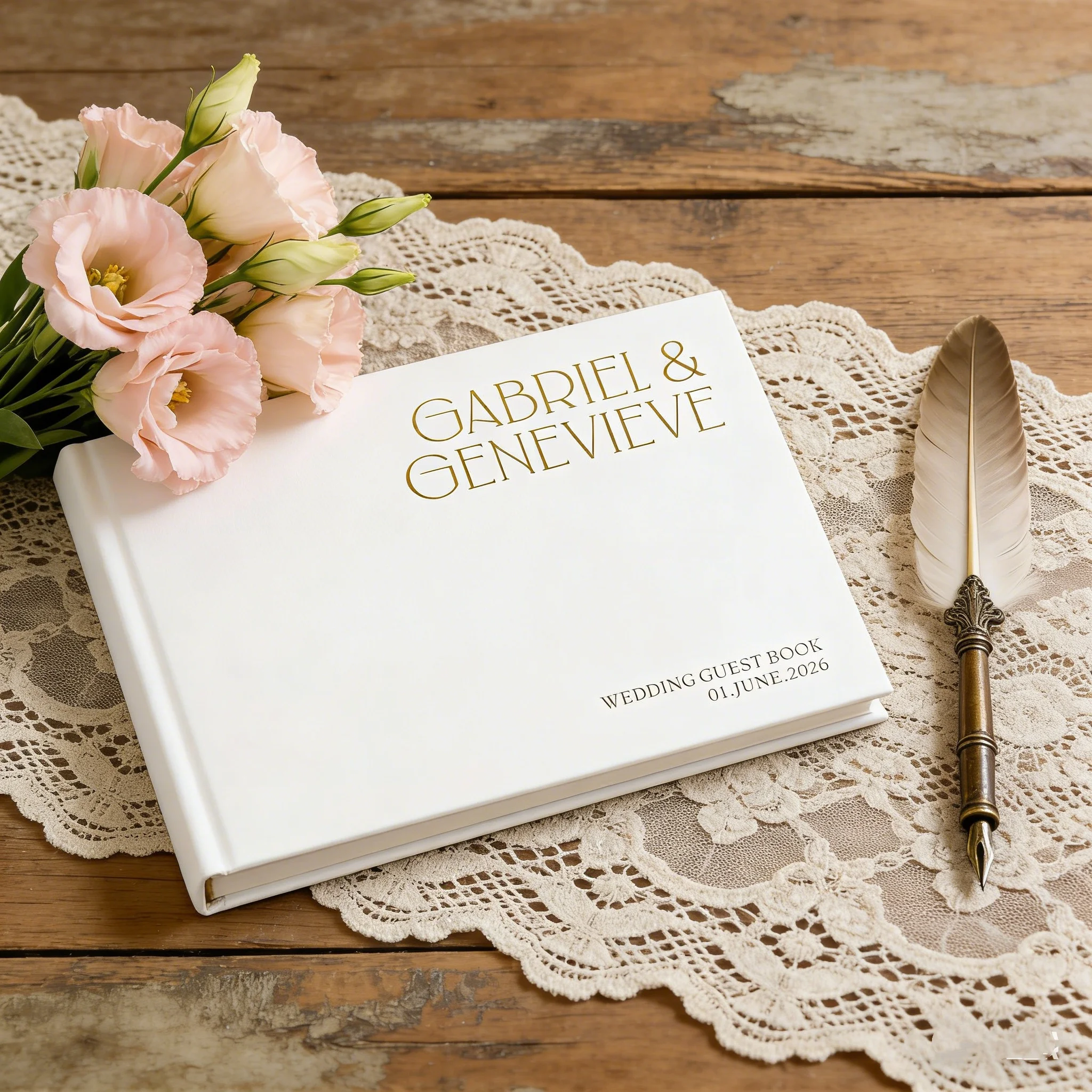 

Свадебная книга для гостей из ткани ручной работы | Фотоальбом для фотобудки | Элегантный сувенир на память для свадебного торжества и подарок для невесты