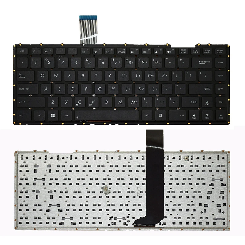 Nuevo teclado de repuesto para ordenador portátil, Compatible con Asus X401, X401E, X401A, X401U, F401A, F401U, F401E