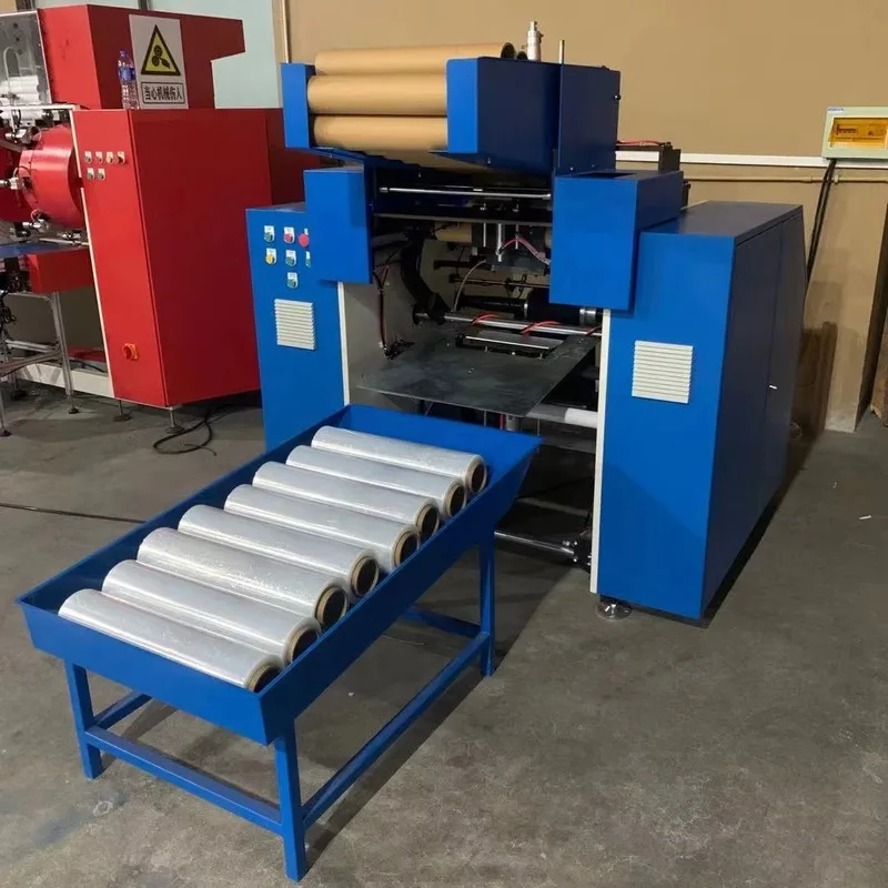 Automatic Stretch Pe Cg Film Rewinding Cutting Hine