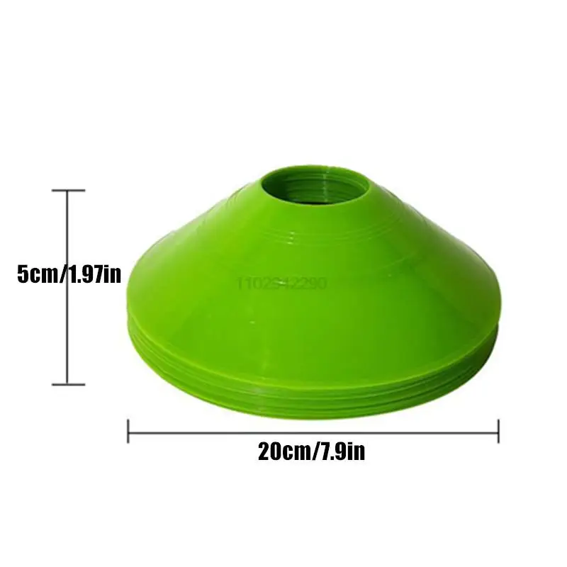 50Pcs Soccer Cones Agility Training Sports Discs with Carry Bag & Holder for Football Basketball Sports Field Cone Markers