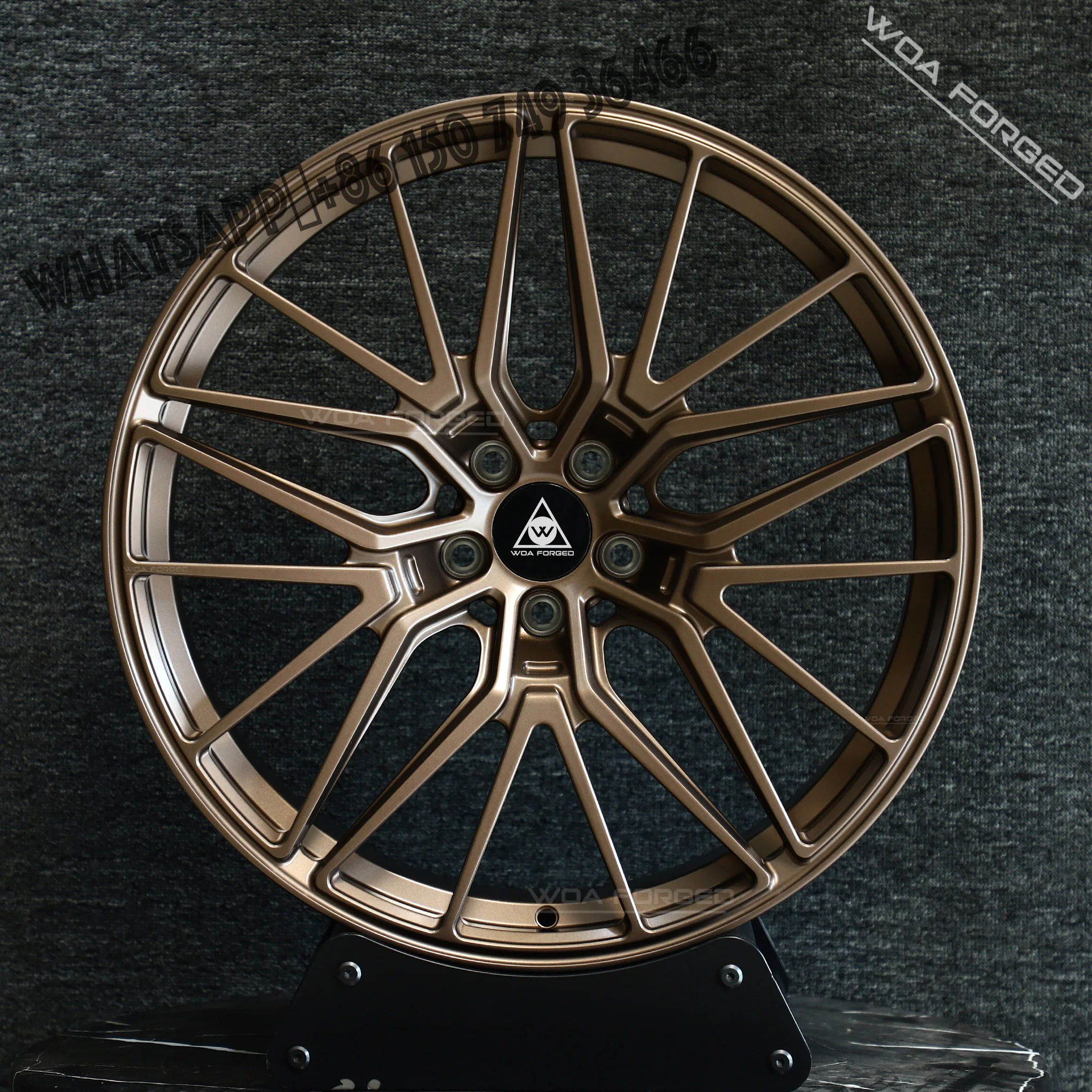 

Customized 35mm Deep Dish Forged Aluminum Wheels Lightweight Stylish Smoky Sports Design New Passenger Car Wheels Regamaster WOA
