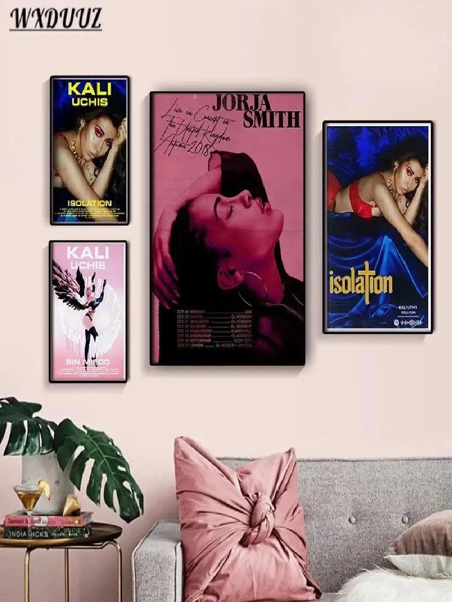Kali Uchis ORQUDEAS Album Cover Poster Modern Wall Art Canvas Painting for Home Decor Fan Collection Contemporary Music Art