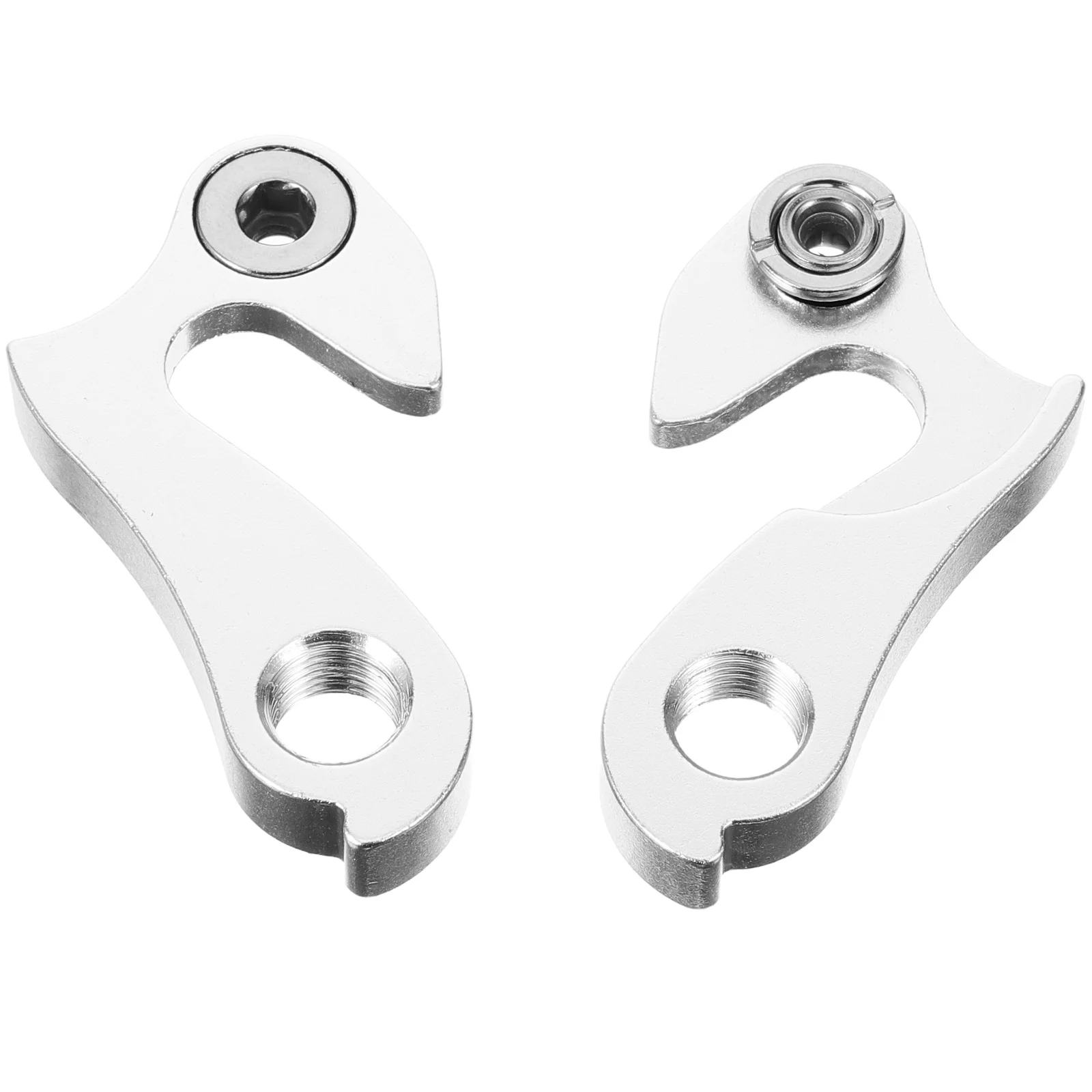 

2Pcs Universal Bike Frame Tail Hook Rear Derailleur Hanger Aluminum Mount for Road Bikes Repairing Gear Extender