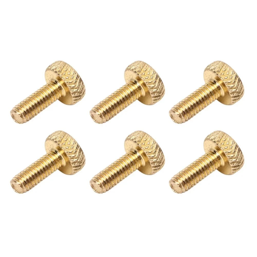 6pcs Metal ​Tremolo Bridge Fine Tuning Screw​​Tremolo Bridge String Locking Screw​ ​Electric Guitar Fine Tuning Screw​