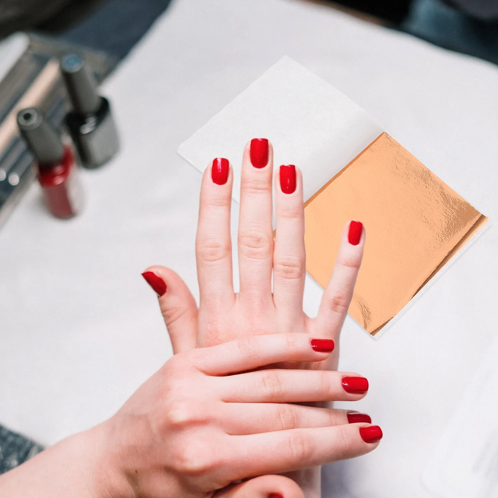 

400pcs Foil Paper Imitation Gold Leaf Sheets For Diy Crafts Gilding Materials Nail Art Supplies Gold Plating Paper For Wood