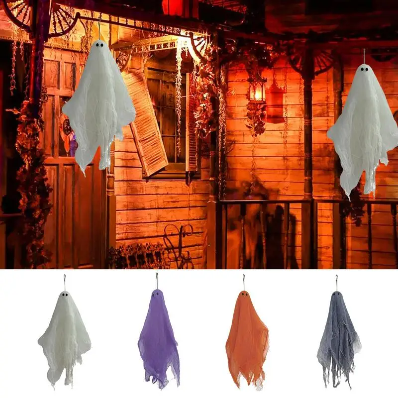 Decoración de escaleras de fantasmas de Halloween, decoración colgante de fantasma interior, decoración colgante de fantasma interior espeluznante, decoración de fantasmas de Halloween para la vida