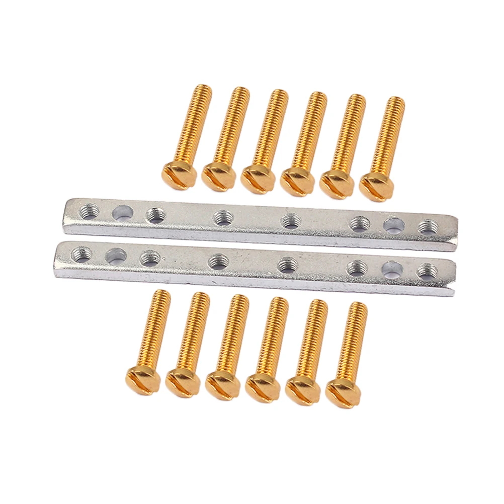 

50 Guitar Kit Double Pickup Iron Piece Pickups Frame Neck Bridges Humbucker Cover Golden