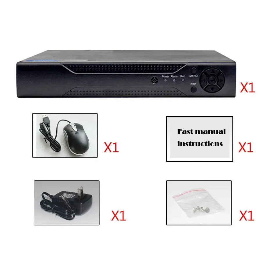 Video Recorders Audio Over Coaxial Voice 4/8/16 Channels DVR 5M-N 1080P Surveillance System 5 In 1 AHD TVI CVI Analog IP