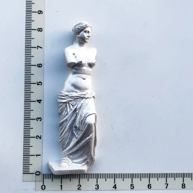 

White Broken Arm Venus Fridge Magnet Craft Message Sticker Resin Craft Tourism Souvenir Decoration