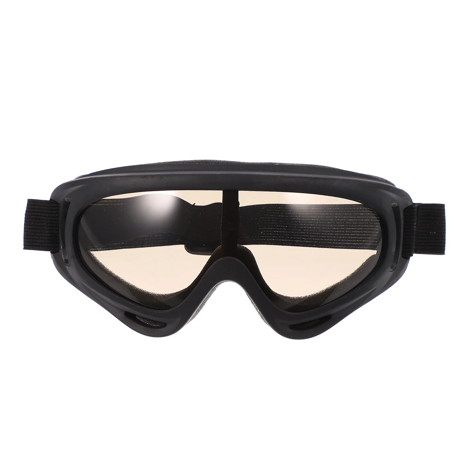 

1Pair Windproof Eyeglasses Uv400 Protective Pc Frame Large Size Skiing Riding Cycling Outdoor Sports Goggles Skiing Glasses