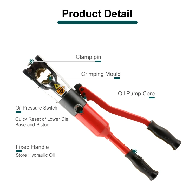 

CPO-400 Hot-selling Self-contained Hydraulic Crimping Cable Press Tool