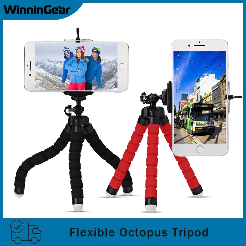 Octopus Tripod Flexible Selfie Stand Portable Desktop Holder for Mobile Phone Camera Photo Accessories Monopod Bracket