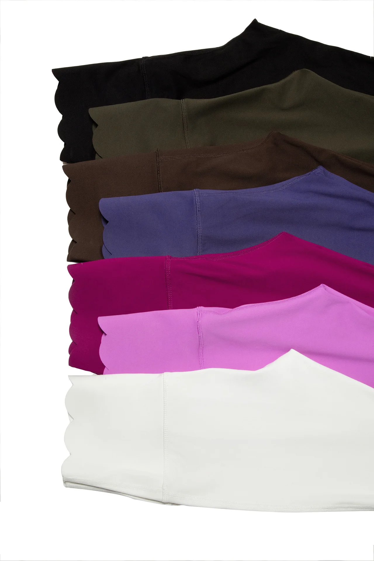 Pantalones ajustados de cintura alta para mujer, pantalones elásticos de plástico de onda pequeña, secado rápido, Fitness, correr, parte inferior