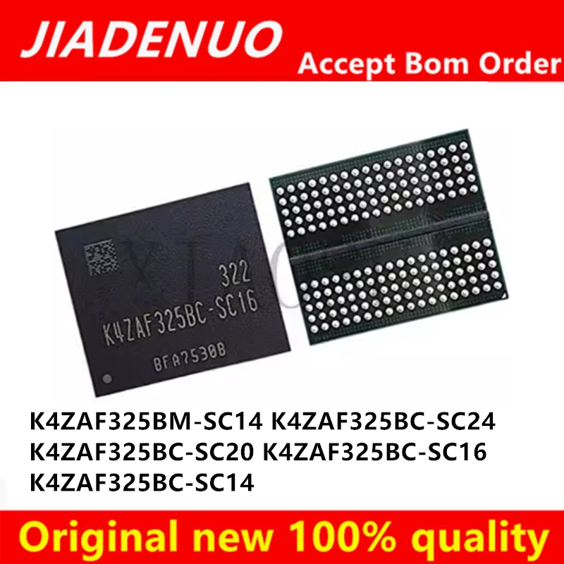 

(1 шт.) 100% новый чипсет BGA K4ZAF325BM-SC14 K4ZAF325BC-SC24 K4ZAF325BC-SC20 K4ZAF325BC-SC16 K4ZAF325BC-SC14 K4ZAF325BC