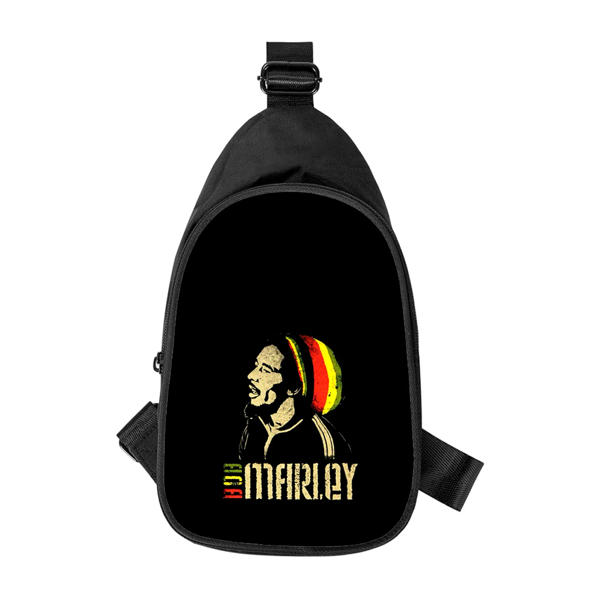 Bob marley impressão 3d novos homens cruz saco de peito diagonalmente feminino bolsa de ombro marido escola pacote de cintura masculino pacote de peito