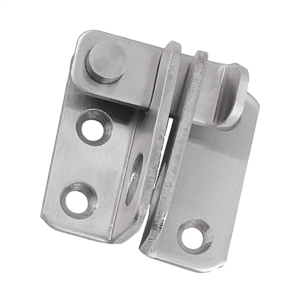 Turn On Left / Right Brief Simple Bolt Anti-theft Security Door Thick Stainless Steel Thicken Bolt Locker Lock Hasp Buckle