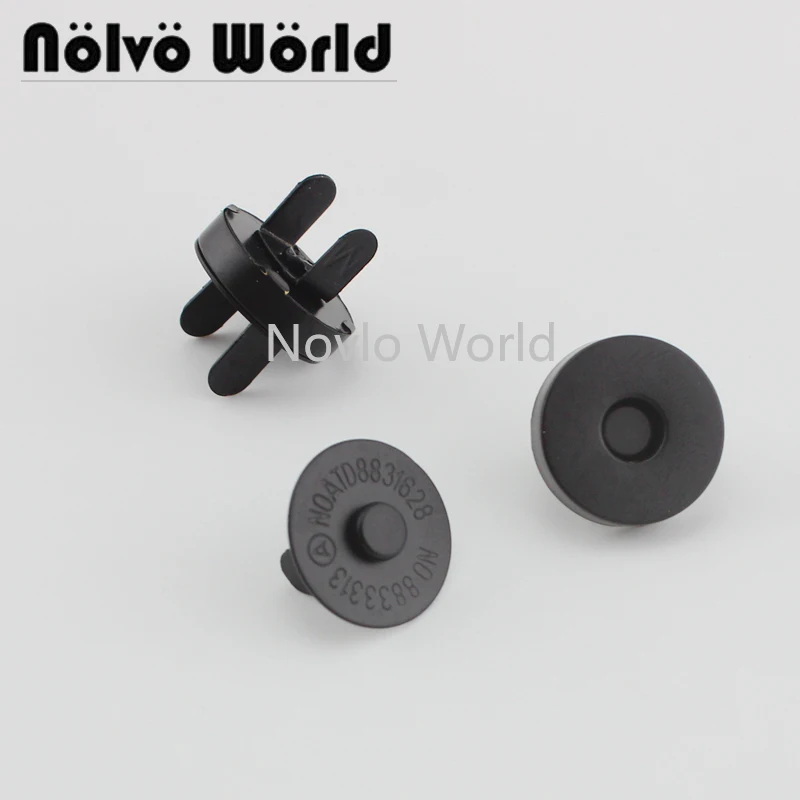 20-100pcs Black color 4 SIZE 14mm 18mm magnetic button for purse,1.8cm Magnetic snap fasteners clasps buttons bag handcrafted