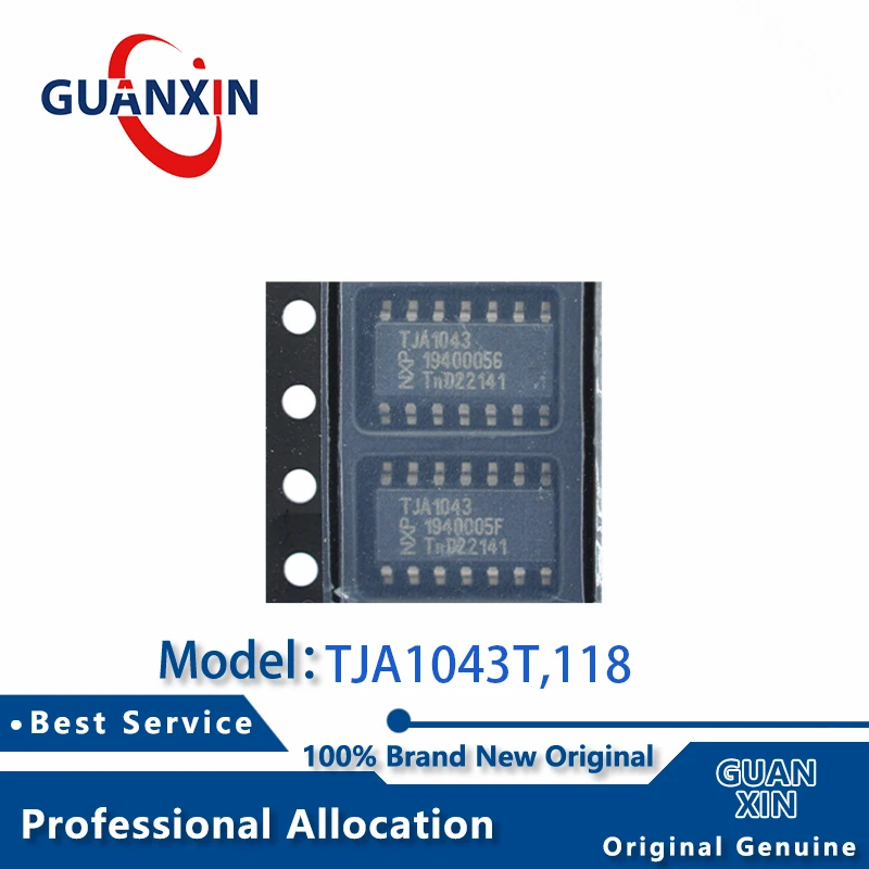 

100% New TJA1043T,118 SOIC-14 Marking TJA1043