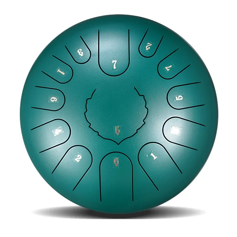 طبلة أثيرية 12 بوصة 13 نغمة طبلة فارغة عميقة، آلة موسيقية ضرب يدوية، لا تنسى القلق