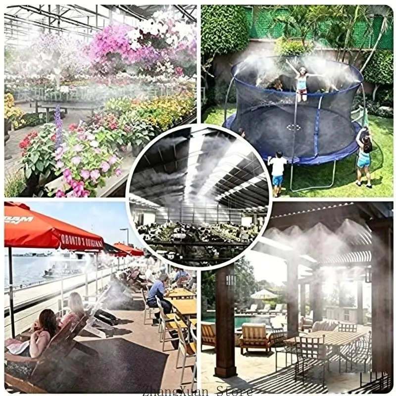 Outdoor Nozzle Line with Brass Water Outlets for Garden Humidifying Use 3XUF