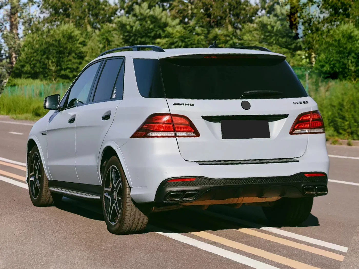 For W166 ML Upgard GLE63 Bodykit Cover Fender Headlight Taillight for ML W166 Old Change To New GLE Bodykit view 3