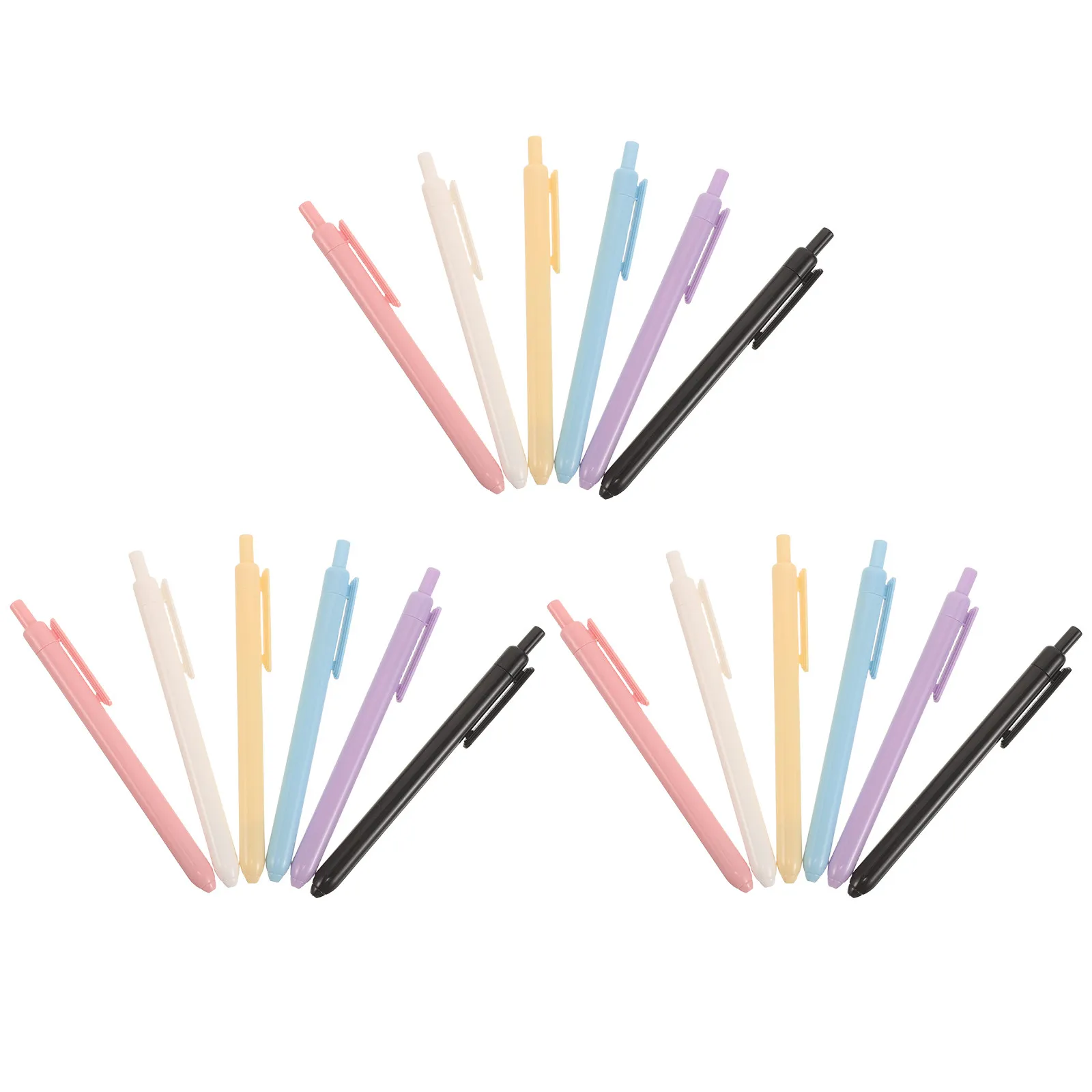 05mm Fine Point Gel Ink Pens 18 Piece Retractable Cute Pen Set for School Office Journals Diaries Note Taking