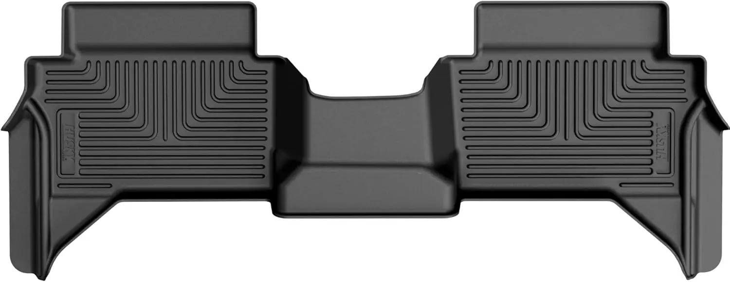 

Durable Floor Mats for 2024-2026 Toyota Tacoma Double Cab, Black 2nd Row Set