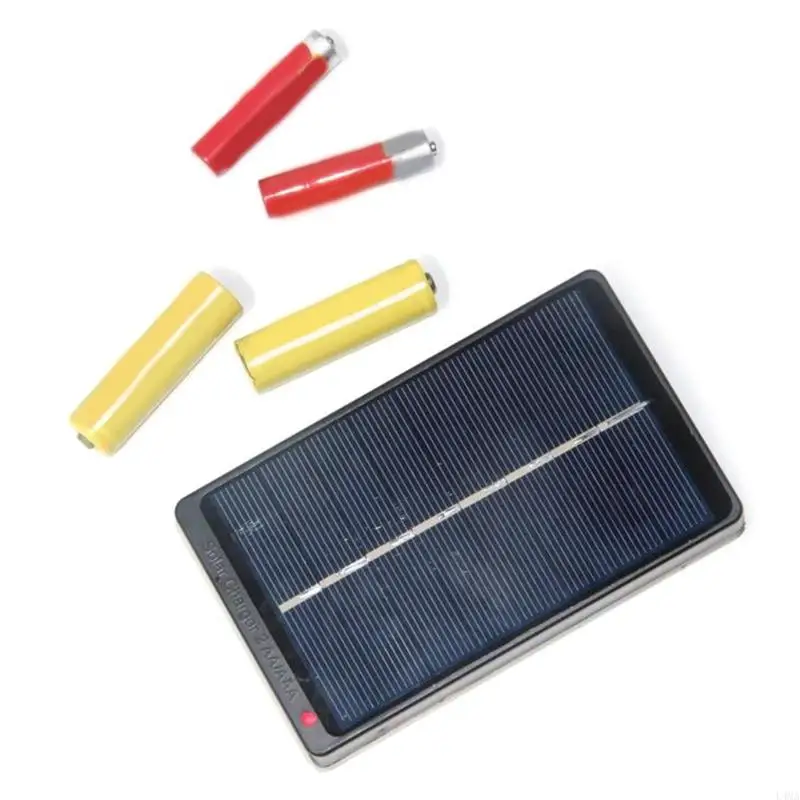 L4MA Portable AA AAA Battery Charging Box 1W 4V Solar Battery
