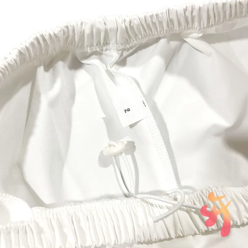 الصيف كاني جوشا السراويل النايلون التجفيف السريع فضفاض مستقيم عادية فارغة مقاوم للماء شارع العليا الرجال النساء اقتصاص السراويل