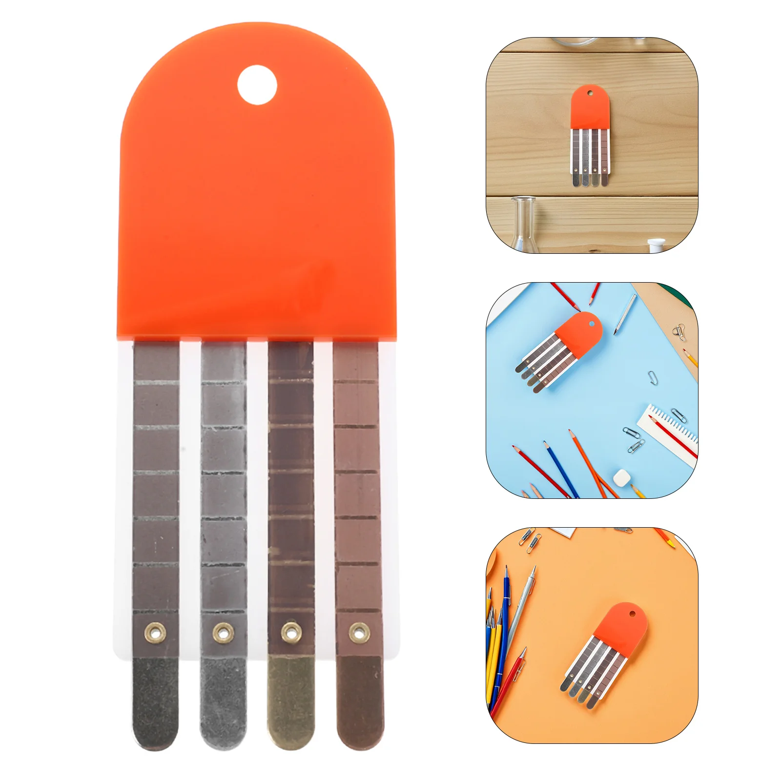 

1pcs Heat Conduction Demonstration Kit Aluminum Brass Iron Stainless Steel Thermal Conductivity Comparison Physics Lab Teaching