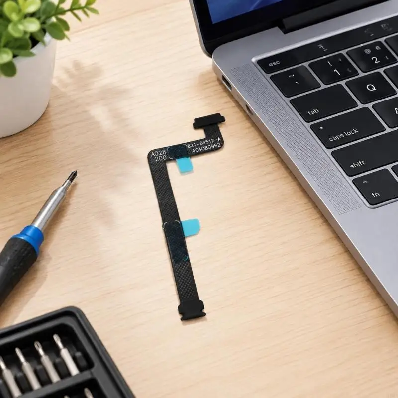 Battery-to-Mainboard Ribbon Cable for A2992 A3186 A3401 Laptop Repair, Bendable Internal Replacement Cable with H8WD